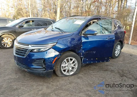 2022 Chevrolet Equinox Awd Lt z USA, uszkodzony, nr VIN 3GNAXUEV3NL300810